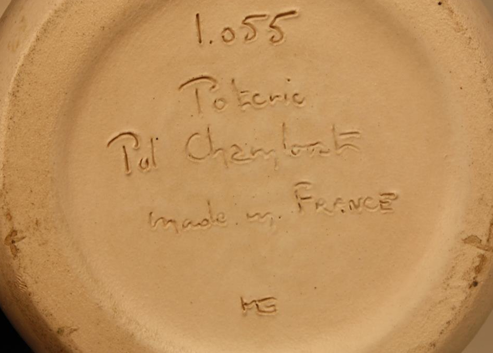vase corolle pol chambost signature
